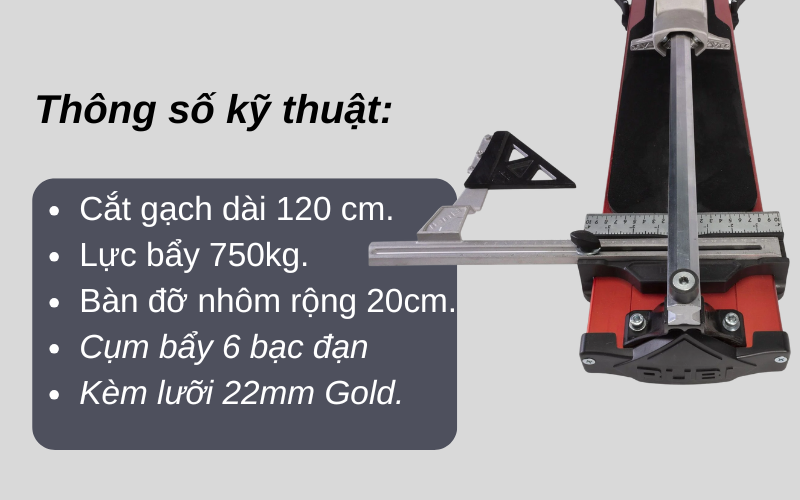 Máy cắt gạch X-One-120 Plus