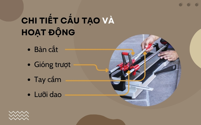 Máy cắt gạch bàn đẩy – cấu tạo & nguyên lý