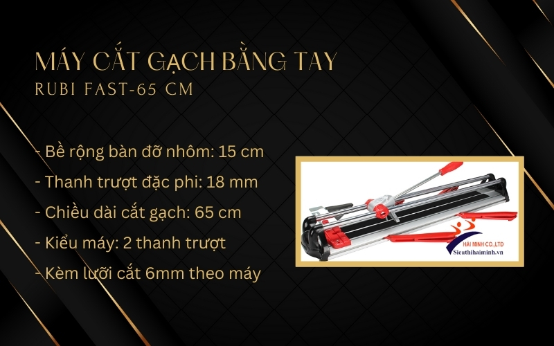 Máy cắt gạch bằng tay RUBI FAST-65 cm