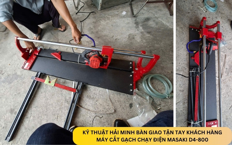 Máy cắt gạch chạy điện MASAKI D4-800