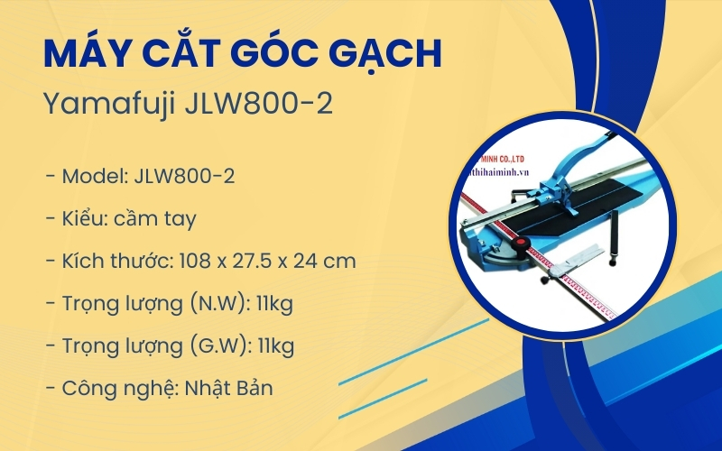 Máy cắt góc gạch Yamafuji JLW800-2