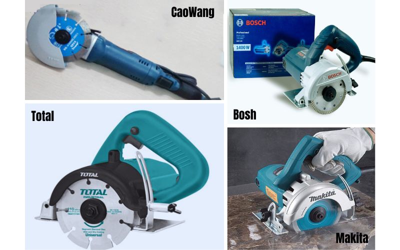Một số loại máy cắt gạch cầm tay sử dụng phổ biến