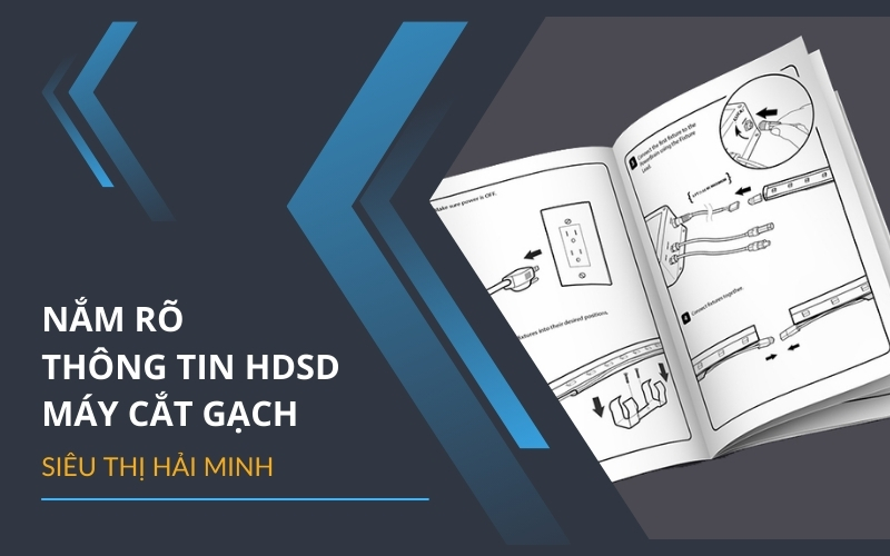 Hướng dẫn sử dụng máy cắt gạch cầm tay đúng cách