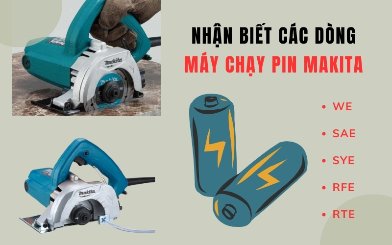 Nhận biết các dòng máy chạy pin Makita chính hãng