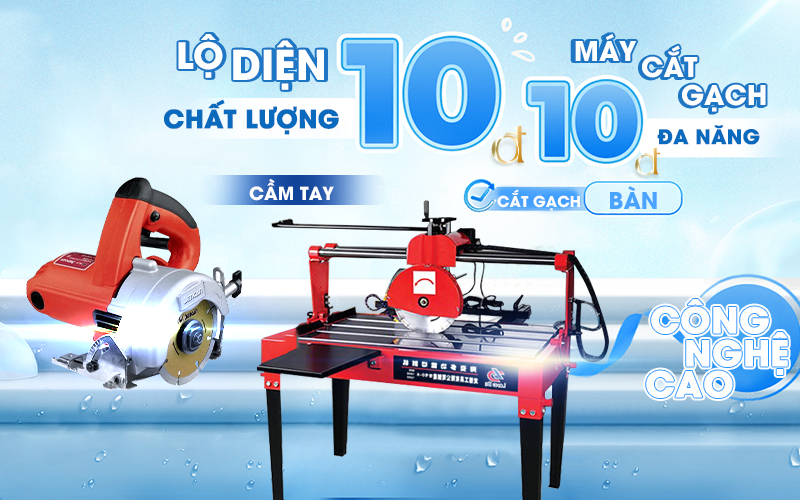Phân loại và ưu nhược điểm từng loại máy cắt gạch chạy điện