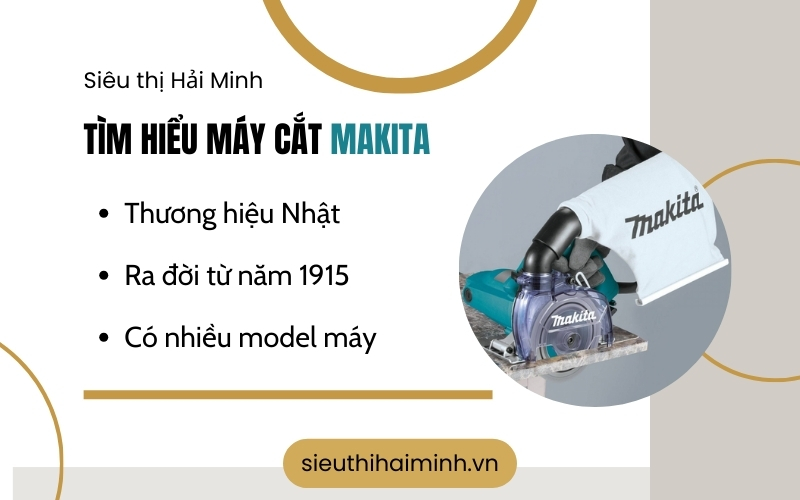 Tìm hiểu máy cắt gạch Makita