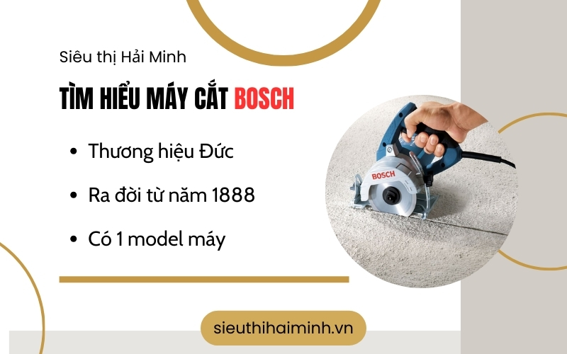 Tìm hiểu máy cắt gạch đá Bosch