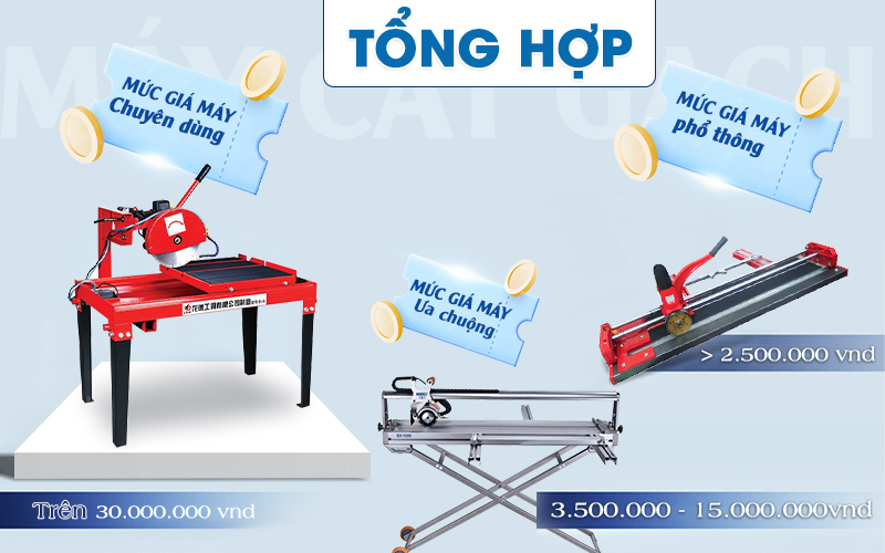 Tổng hợp giá máy cắt gạch chạy điện