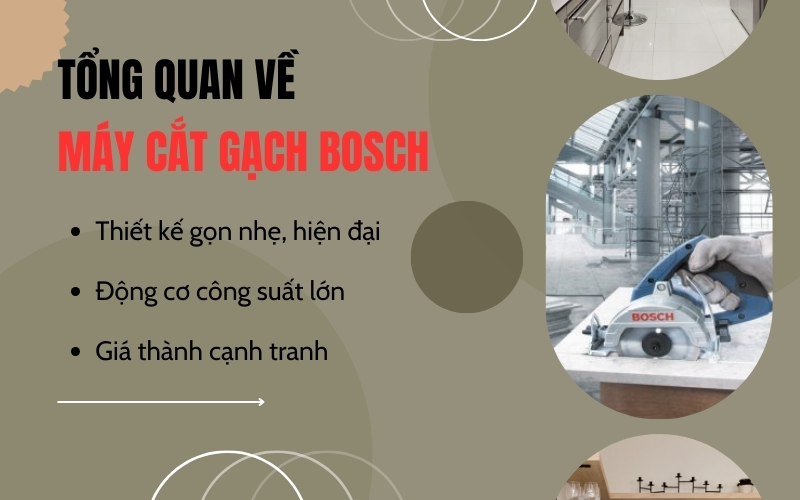 Tổng quan về máy cắt gạch Bosch