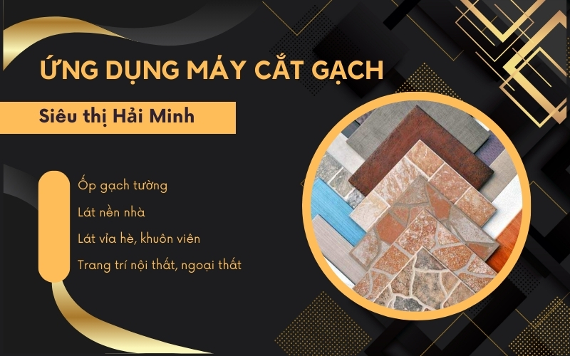Ứng dụng của máy cắt gạch trong đời sống