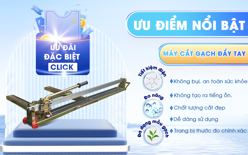 Tính năng ưu việt của máy cắt gạch cầm tay