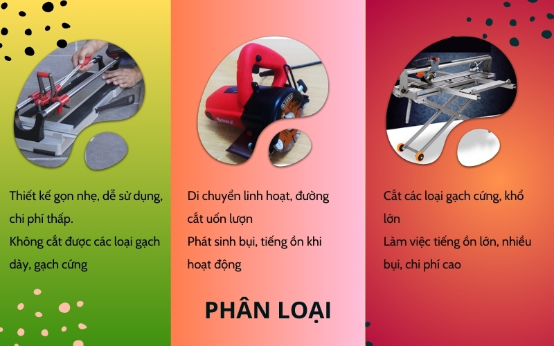 Ưu nhược điểm từng loại máy cắt