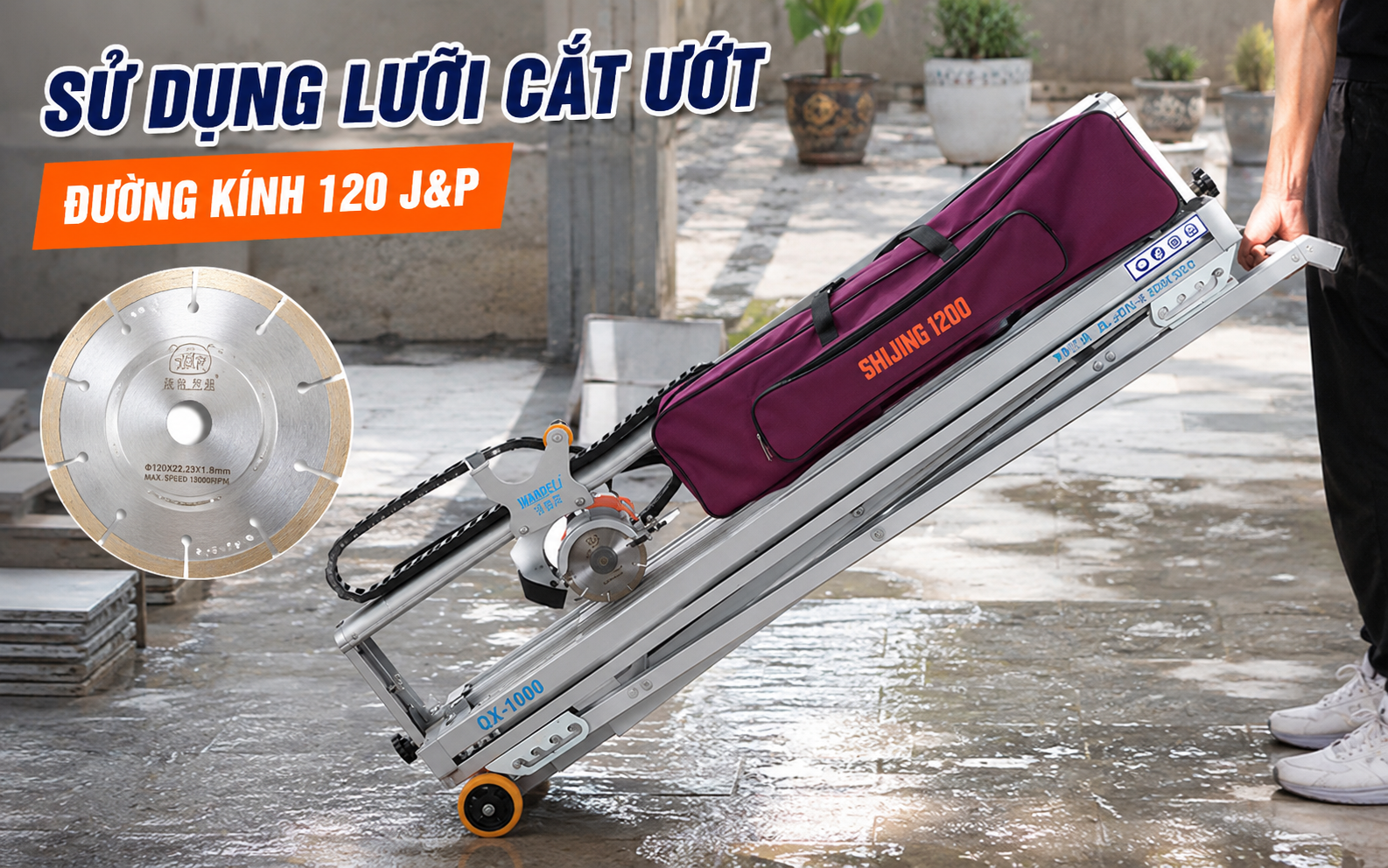 Đánh giá tính năng của máy cắt gạch Wandeli QX