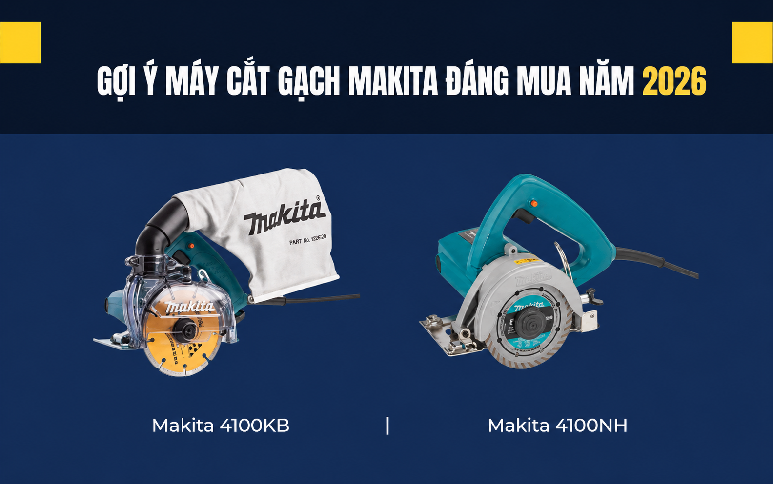 Gợi ý máy cắt gạch Makita đáng mua năm 2026