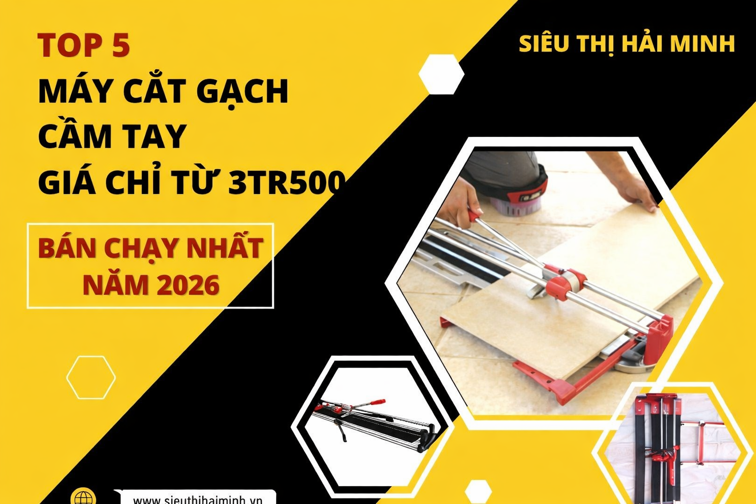 Top 5 Máy Cắt Gạch Cầm Tay Giá Chỉ 3.500.000đ Bán Chạy Nhất Năm 2026