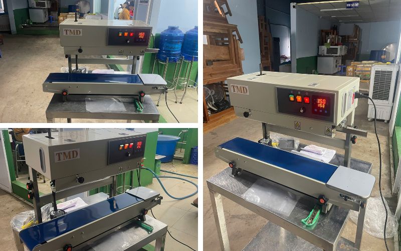 Kỹ thuật bàn giao Máy hàn miệng túi tự động TMD FR-900 cho khách