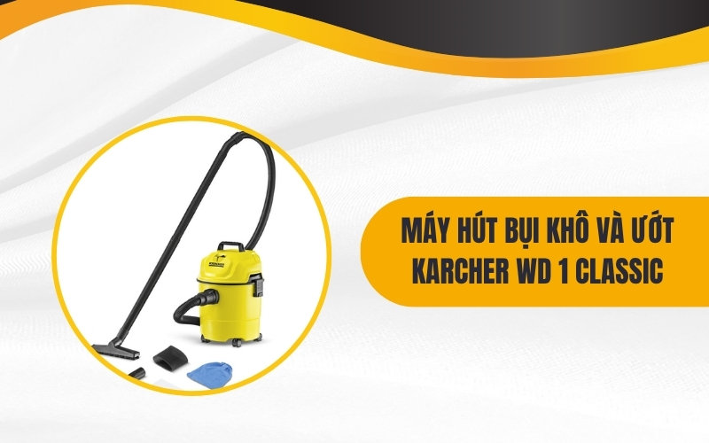 Máy hút bụi khô và ướt Karcher WD 1 Classic