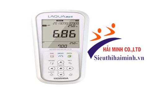 Xác định độ PH của nước dễ dàng với máy đo PH DO cầm tay Horiba D-75G