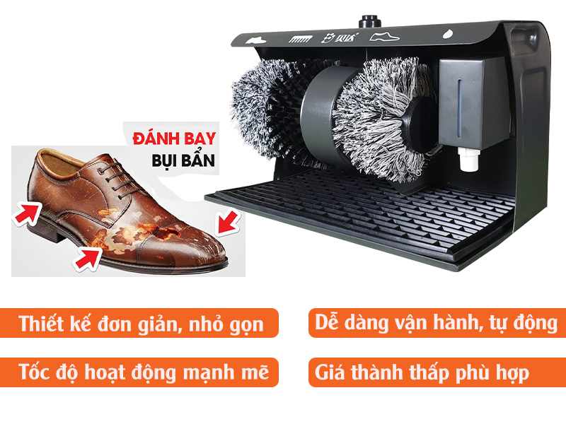 Đặc điểm nổi bật của máy đánh giày 