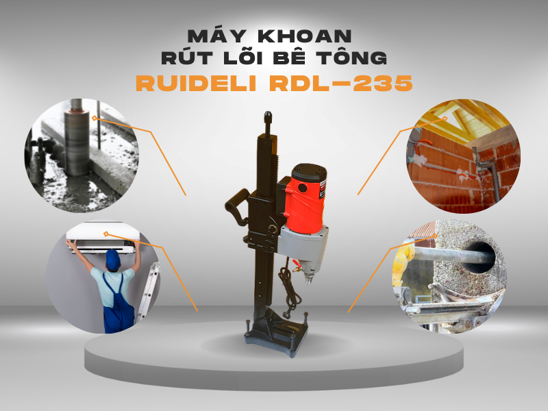 Máy khoan rút lõi bê tông RUIDELI RDL-235