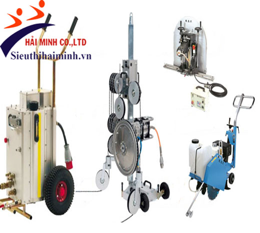 Máy cắt tường chính hãng sử dụng trong xây dựng