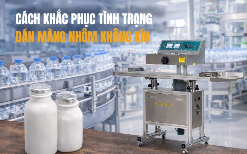 Cách khắc phục tình trạng dán màng nhôm không kín