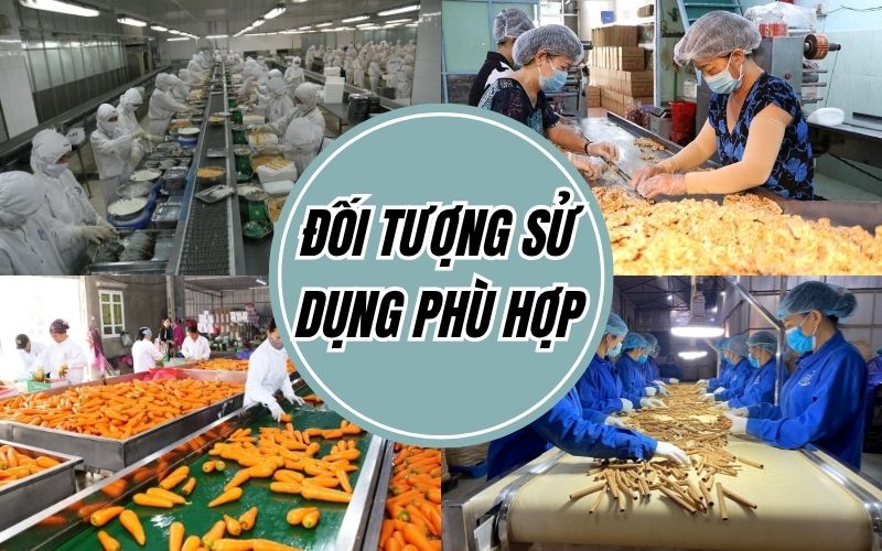 Đối tượng sử dụng phù hợp