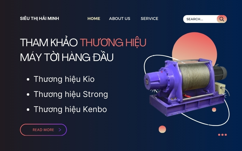 Tham khảo thương hiệu máy tời hàng đầu
