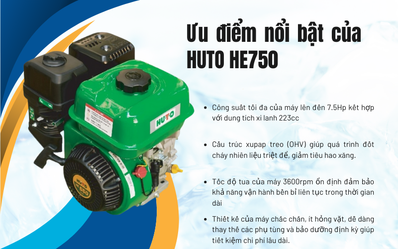 Ưu điểm nổi bật của HUTO HE750: