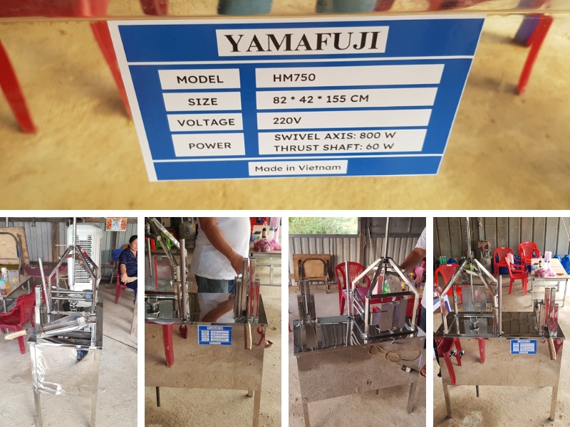 Máy gọt vỏ dừa Yamafuji HM750