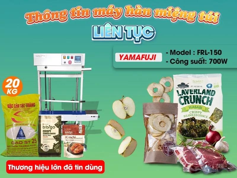 Chọn máy hàn miệng túi công nghiệp để đóng gói túi gạo