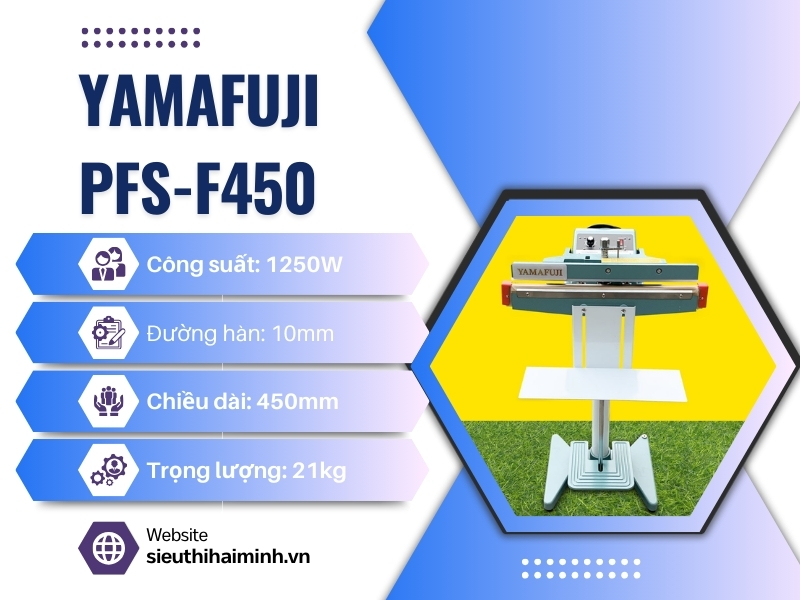 Máy hàn túi dập chân giá đỡ linh hoạt PFS-F450