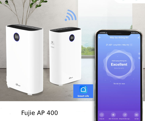 Máy lọc khôn​g khí thông minh kết nối Wifi FujiE AP400