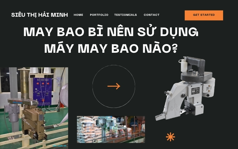 May Bao Bì Nên Sử Dụng Máy May Bao Nào?