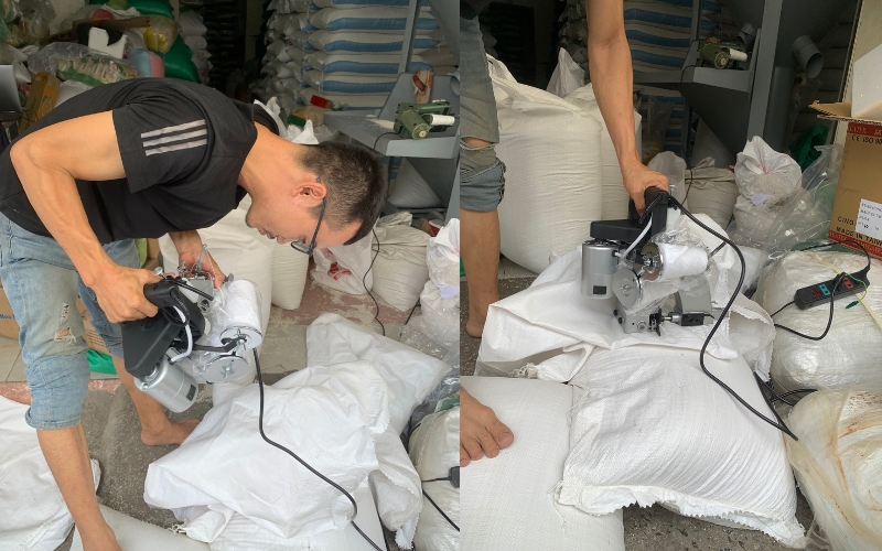 Máy may bao 2 kim 2 chỉ Megatex N620A (Đài Loan) chất lượng