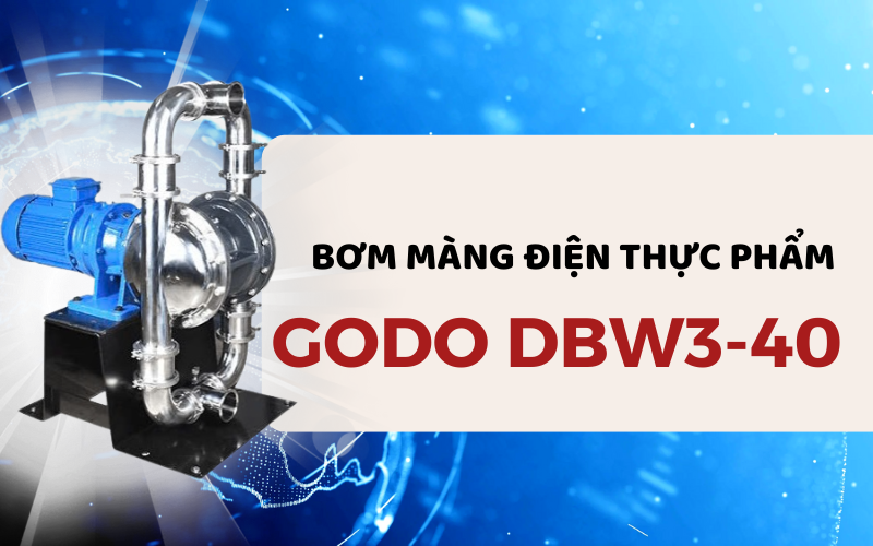 Bơm màng điện thực phẩm GODO DBW3-40