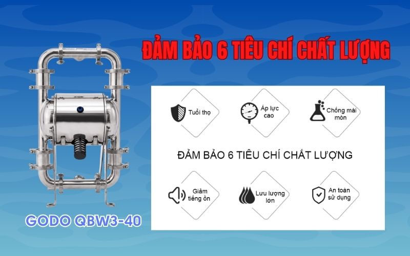 GODO QBW3-40 đảm bảo 6 tiêu chí chất lượng