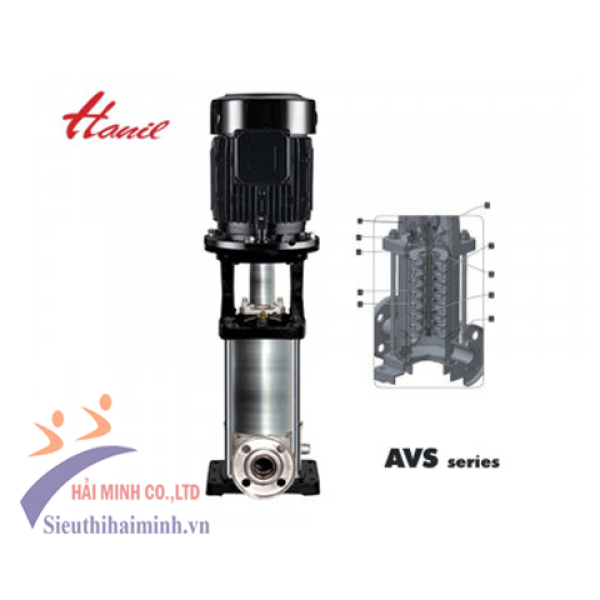 Photo - Máy bơm nước trục đứng Hanil AVS 20601