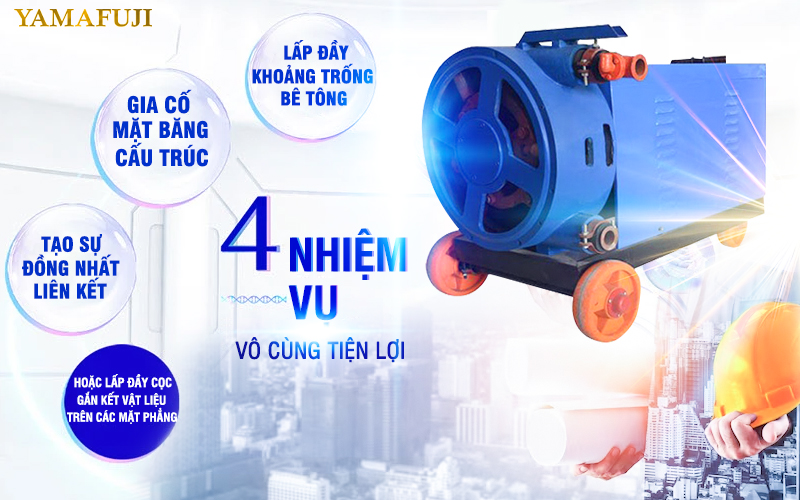 Máy bơm vữa là gì và những ứng dụng quan trọng