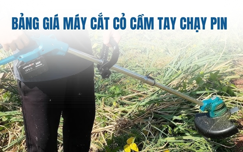 Bảng giá máy cắt cỏ cầm tay chạy pin