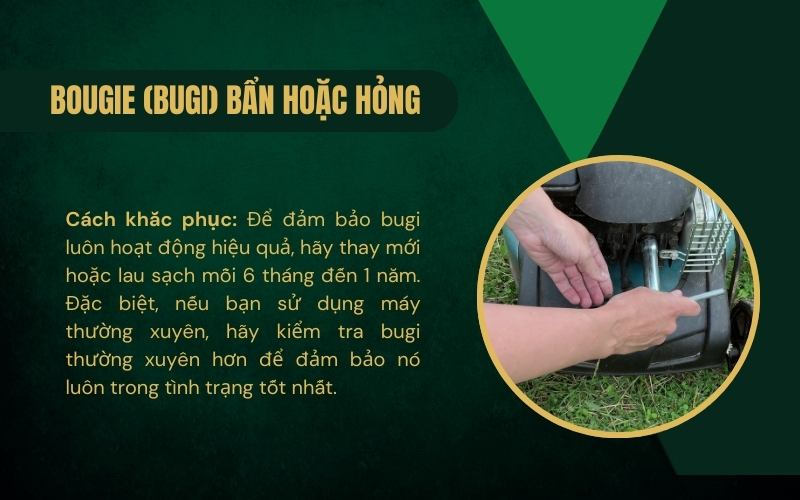 Bugi dơ bẩn hoặc hỏng