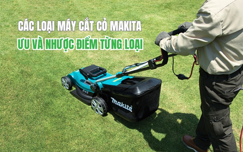 Các Loại Máy Cắt Cỏ Makita – Ưu Và Nhược Điểm Từng Loại