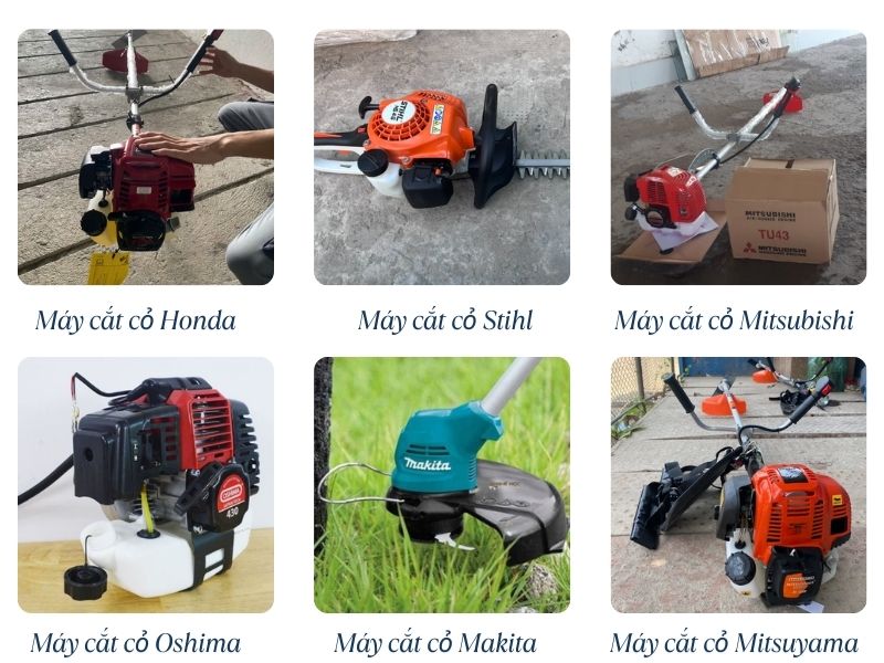 Các thương hiệu máy cắt cỏ bán chạy