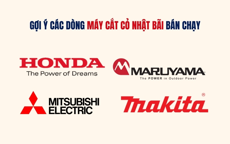 Gợi ý các dòng máy cắt cỏ Nhật bãi bán chạy