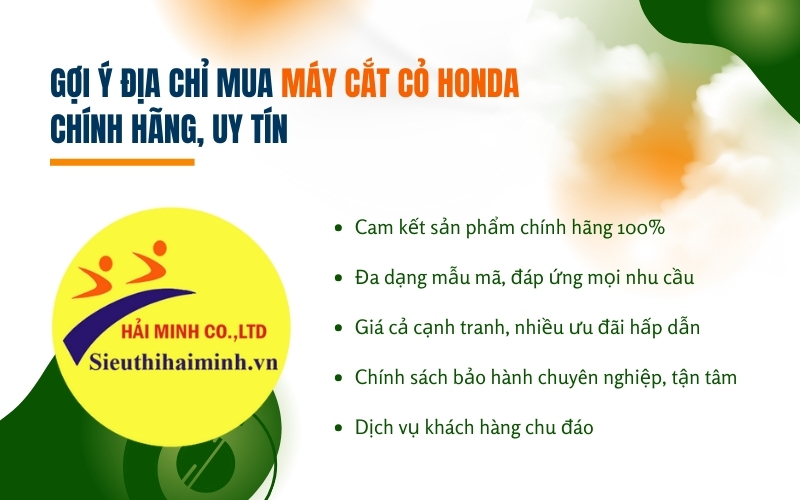 Gợi ý địa chỉ mua máy cắt cỏ Honda chính hãng, uy tín