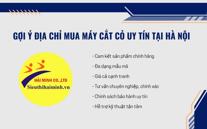 Gợi ý địa chỉ mua máy cắt cỏ uy tín tại Hà Nội