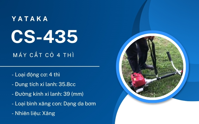 Máy Cắt Cỏ 4 Thì Yataka CS-435