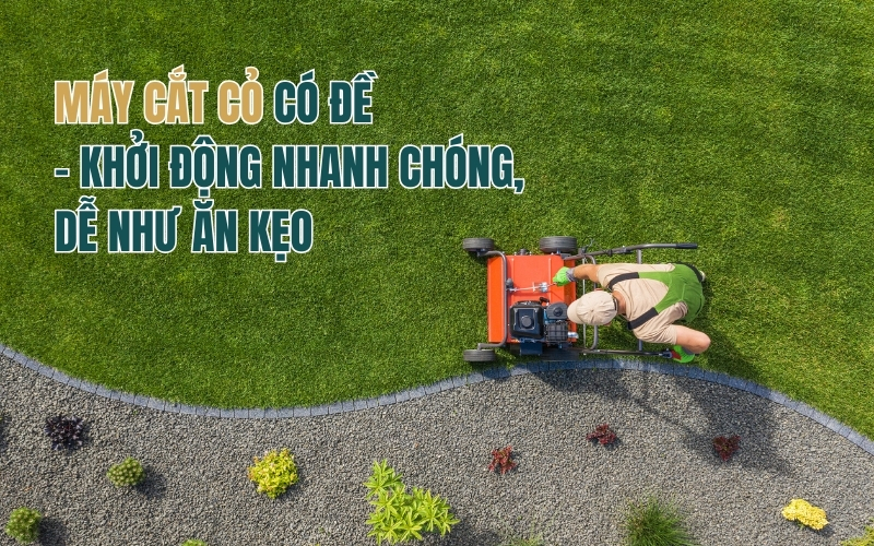 Máy Cắt Cỏ Có Đề - Khởi Động Nhanh Chóng, Dễ Như Ăn Kẹo