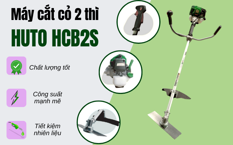 Máy cắt cỏ 2 thì HUTO  HCB2S