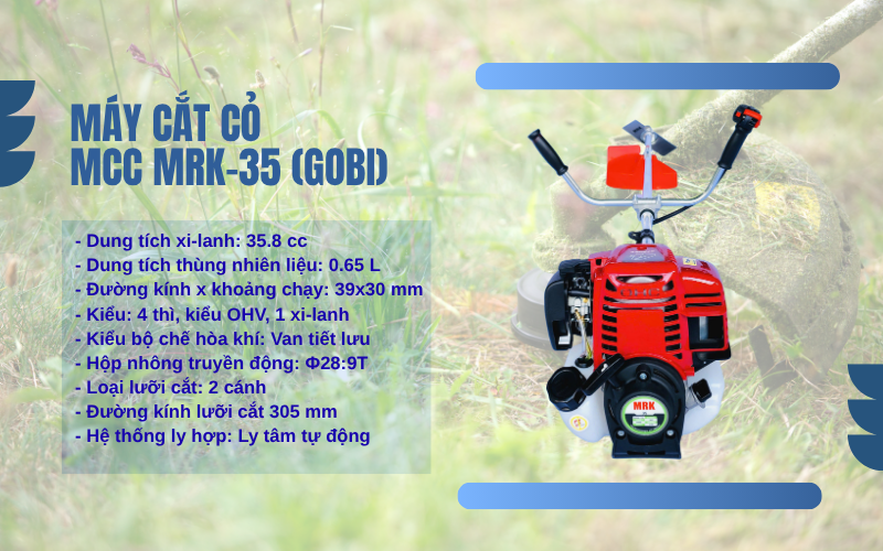 Máy cắt cỏ MCC MRK-35 (GOBI)